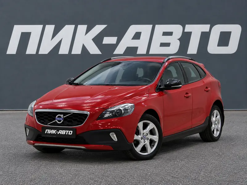 Volvo V40 Cross Country 2015 — с пробегом, хэтчбек, красный, фото 1