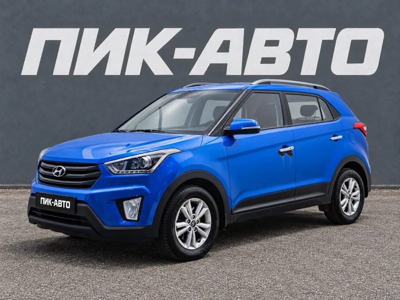 Hyundai Creta 2020 — с пробегом, внедорожник, синий, фото 1