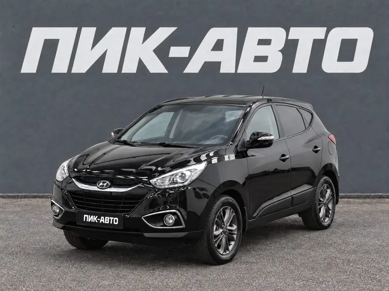 Hyundai ix35 2015 — с пробегом, внедорожник, черный, фото 1