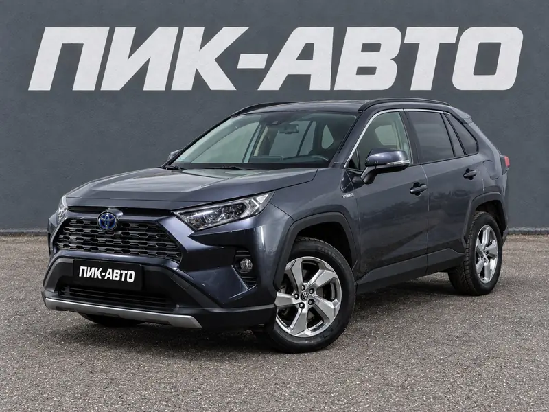 Toyota RAV4 2021 — с пробегом, внедорожник, серый, фото 1