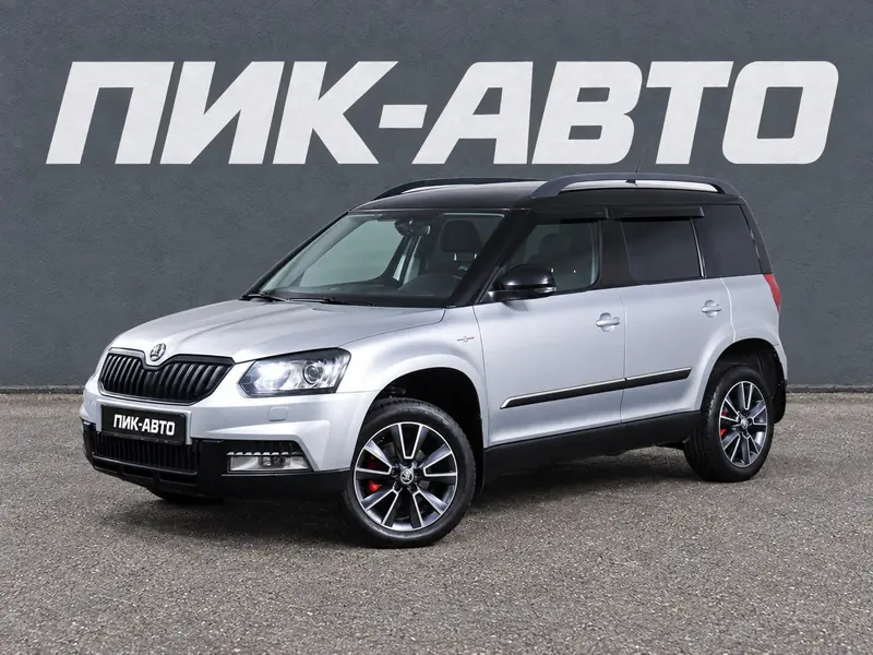 Skoda Yeti 2018 — с пробегом, внедорожник, серебряный, фото 1