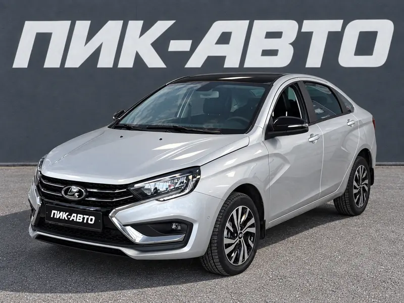 LADA Vesta 2025 — с пробегом, седан, серебряный, фото 1