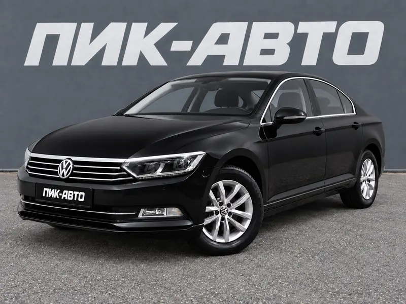 Volkswagen Passat 2018 — с пробегом, седан, черный, фото 1
