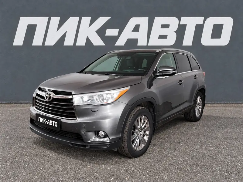 Toyota Highlander 2015 — с пробегом, внедорожник, серый, фото 1