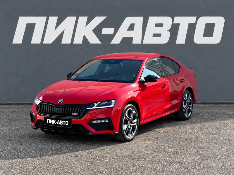 Skoda Octavia 2024 — с пробегом, лифтбек, красный, фото 1