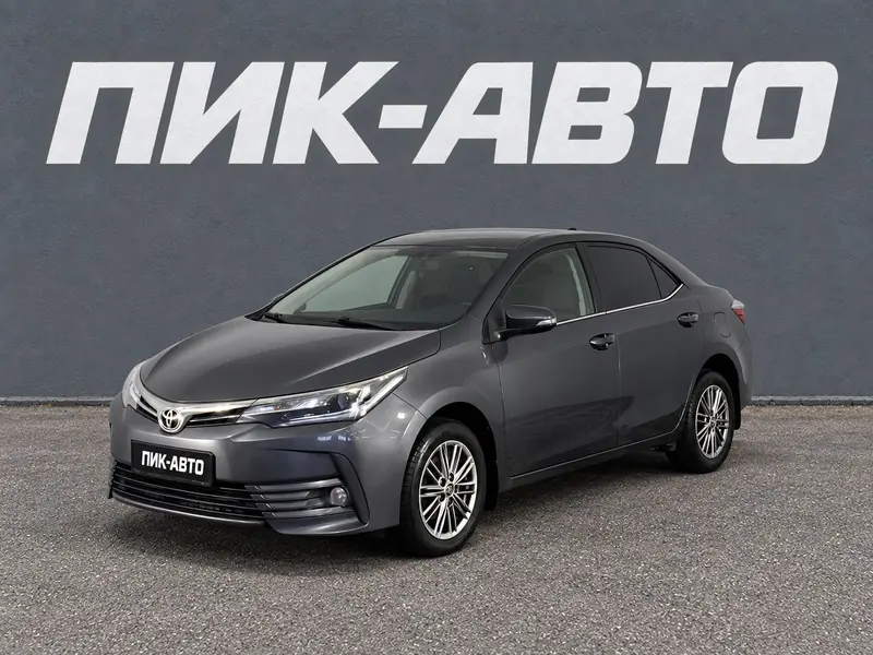 Toyota Corolla 2018 — с пробегом, седан, серый, фото 1