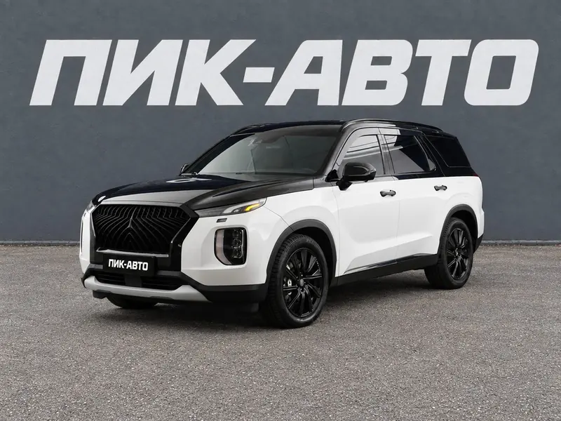 Hyundai Palisade 2021 — с пробегом, внедорожник, белый, фото 1
