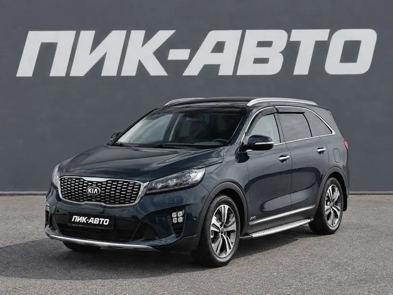 Kia Sorento 2020 — с пробегом, внедорожник, синий, фото 1