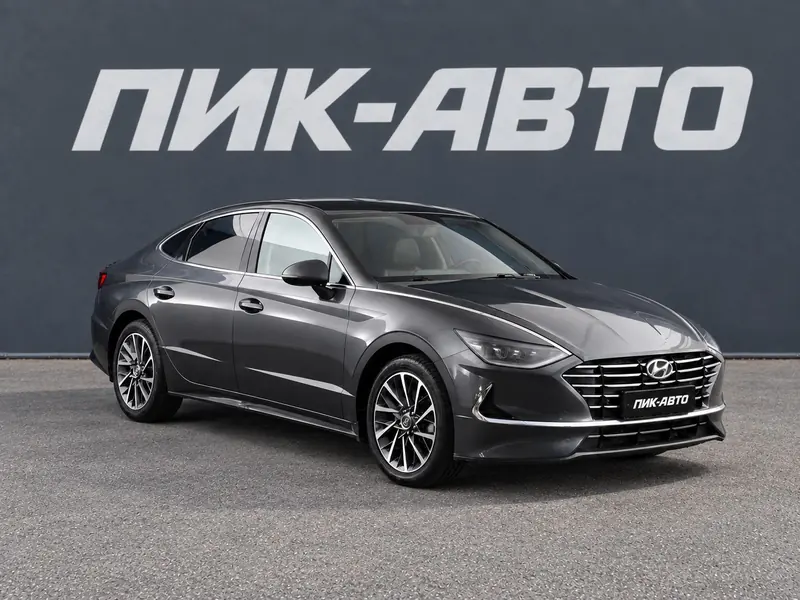 Hyundai Sonata 2021 — с пробегом, седан, серый, фото 1
