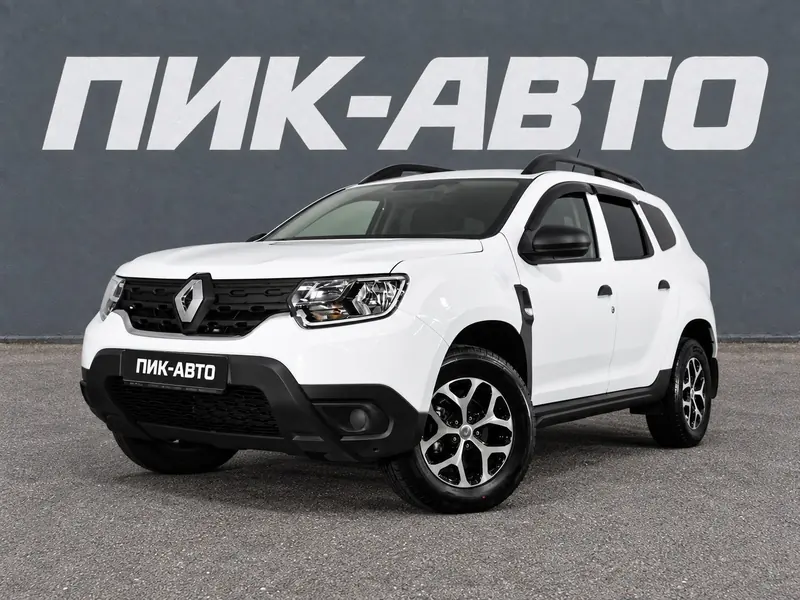 Renault Duster 2022 — с пробегом, внедорожник, белый, фото 1