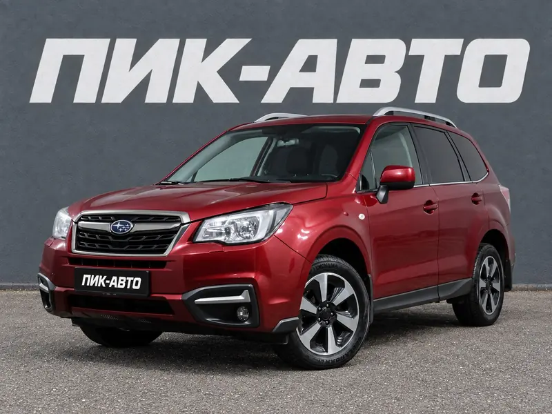 Subaru Forester 2018 — с пробегом, внедорожник, красный, фото 1