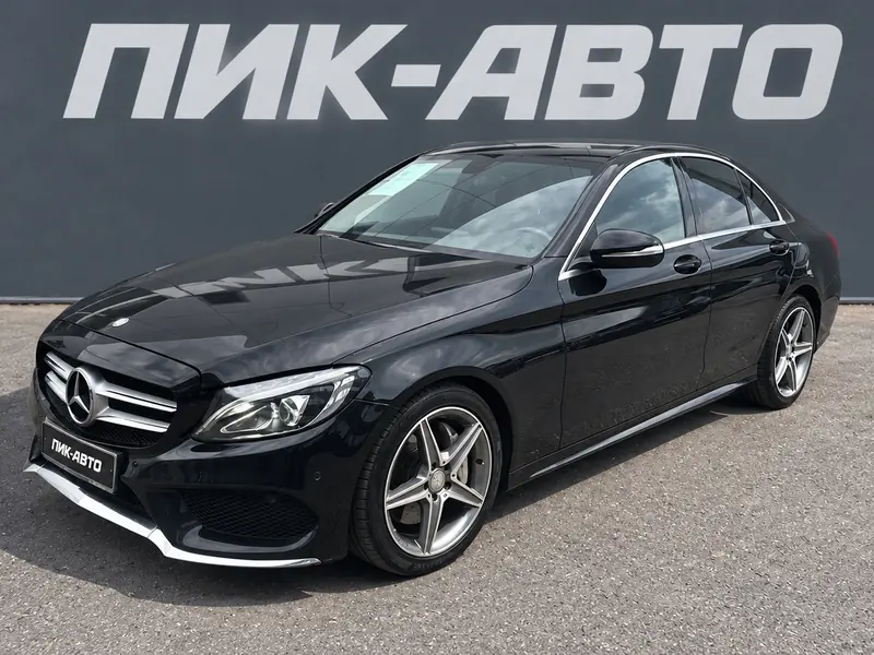 Mercedes-Benz C-Класс 2017 — с пробегом, седан, черный, фото 1