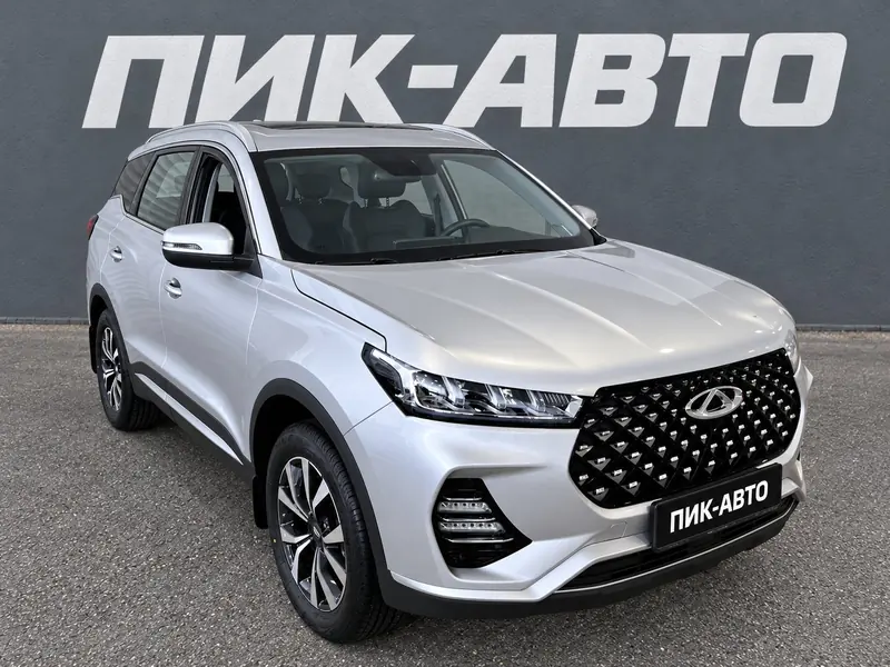 Chery Tiggo 7 Pro 2022 — с пробегом, внедорожник, серебряный, фото 1
