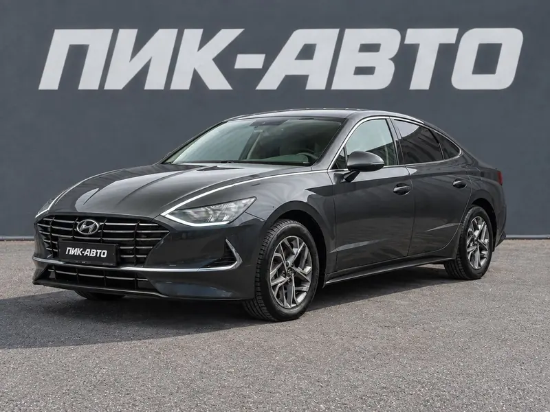 Hyundai Sonata 2021 — с пробегом, седан, серый, фото 1