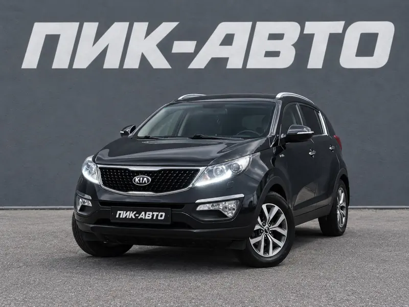Kia Sportage 2015 — с пробегом, внедорожник, черный, фото 1