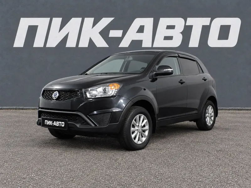 SsangYong Actyon 2015 — с пробегом, внедорожник, черный, фото 1