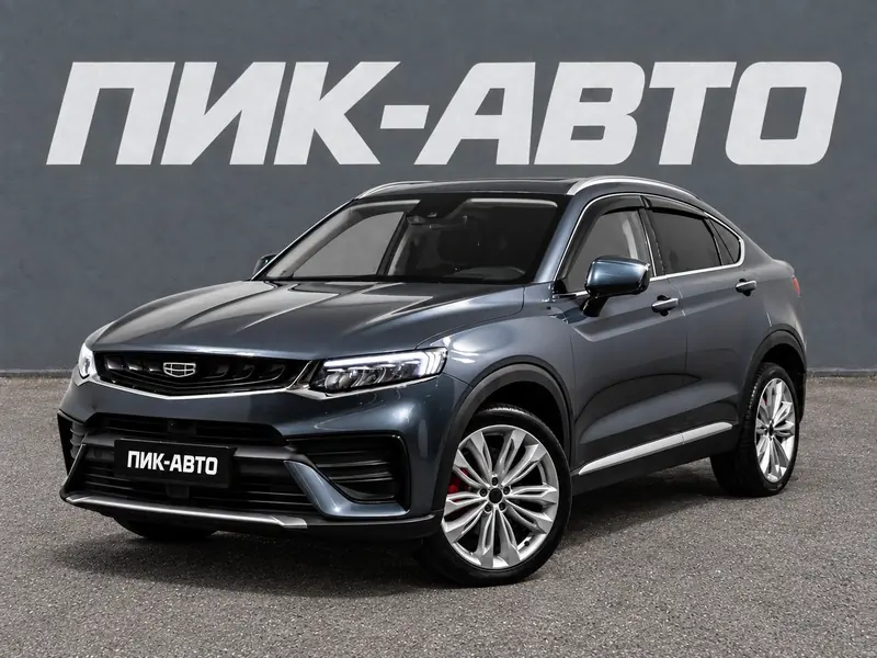 Geely Tugella 2021 — с пробегом, внедорожник, серый, фото 1