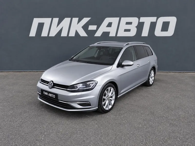 Volkswagen Golf 2020 — с пробегом, универсал, серебряный, фото 1