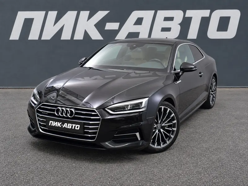 Audi A5 2017 — с пробегом, купе, черный, фото 1