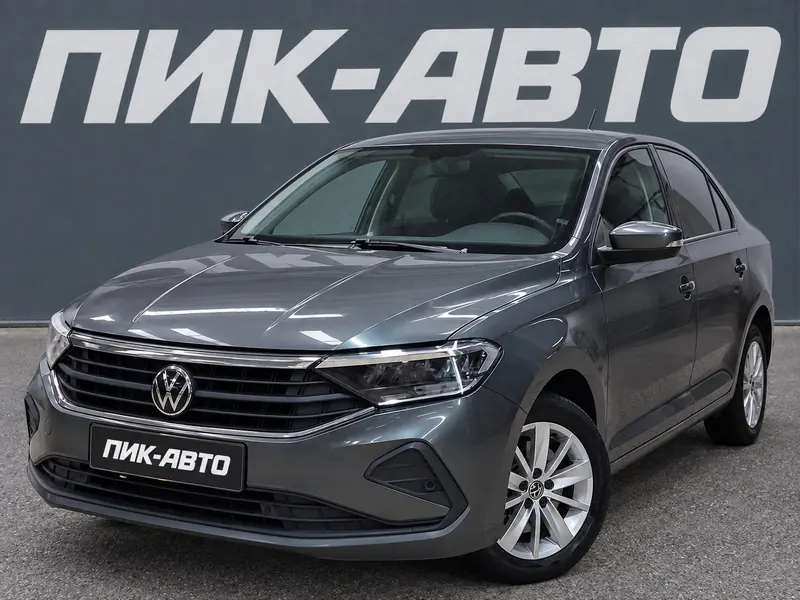 Volkswagen Polo 2022 — с пробегом, лифтбек, серый, фото 1